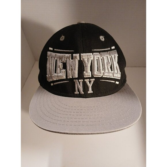KBETHOS New York Black/Gray Adjustable SnapBack Hat H3 - Picture 1 of 9